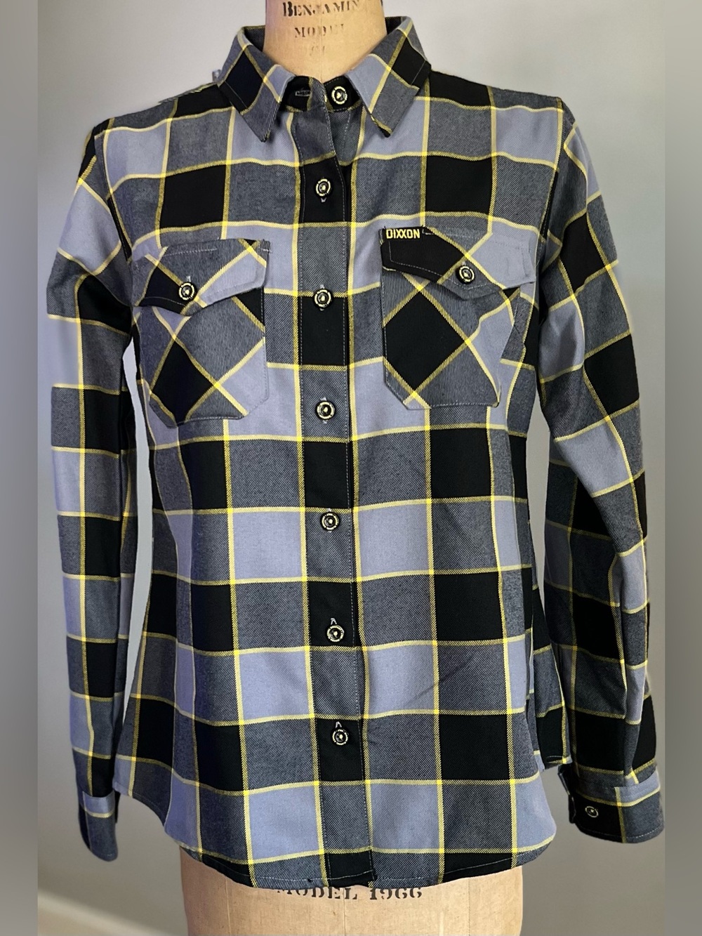 DIXXON The Bolt Flannel Plaid Shirt M